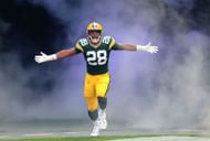 AJ Dillon at New Orleans Saints vs. Green Bay Packers